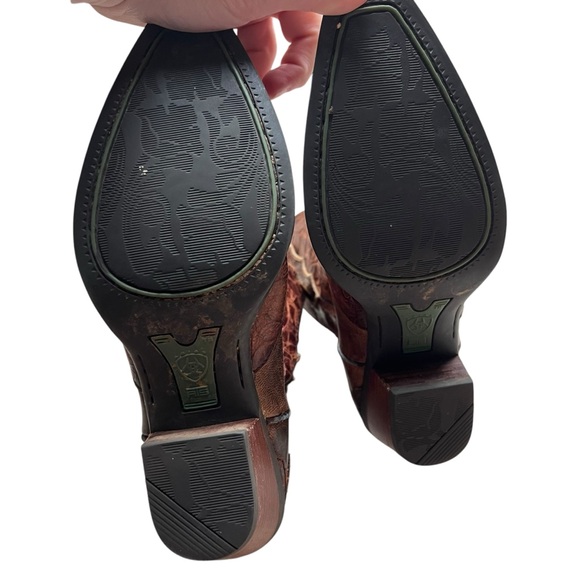 Ariat Womens Brown Leather Dahlia Cowboy Western Boots size 7 10008781 - Picture 10 of 16